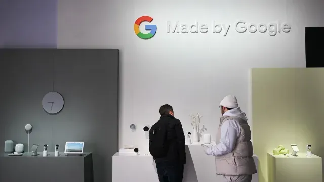 Exhibición de productos de Google