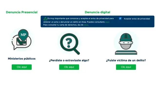 Denuncia digital de delitos en CDMX