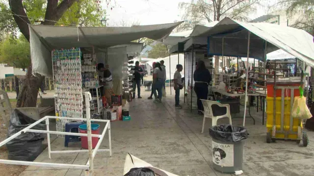 en el parque la alameda de monterrey no encuentras árboles, encuentras comida, ropa, fruta y productos de tecnología