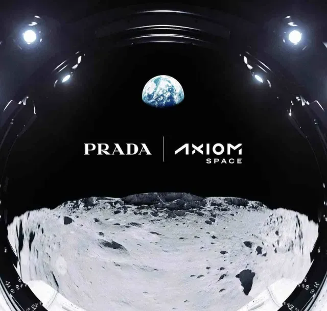 Imagen de la presentación de Prada y Axiom Space