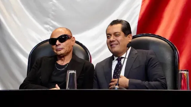 Claudio Yarto junto a Sergio Gutiérrez Luna