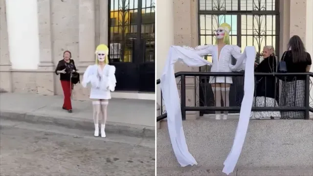 Católicos hostigan a drag queen durante sesión de fotos en Ciudad Obregón