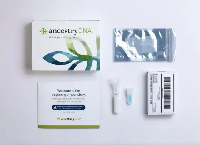 Kit para analizar ADN de Ancestry.com