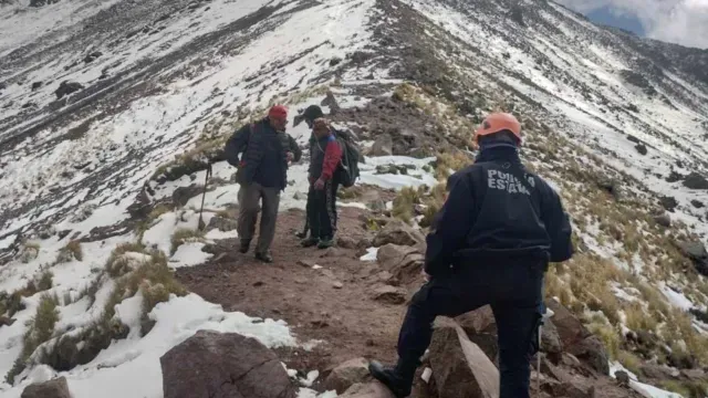 Seguridad para escalar La Malinche en Tlaxcala. Foto: Jessica Meléndez | N+