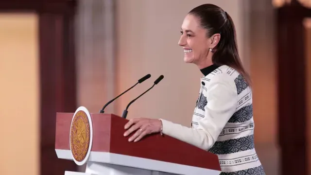 Claudia Sheinbaum Pardo en conferencia de prensa el 3 de febrero de 2026. Foto: Presidencia de la República