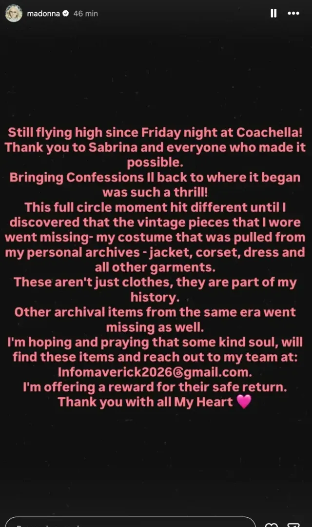 Robo Madonna Coachella 2026