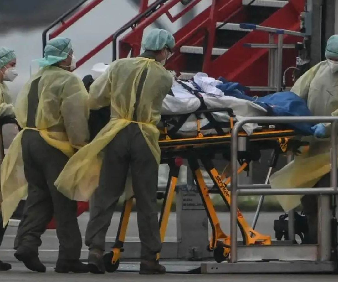 Tiempos de Covid-19. Foto: AFP