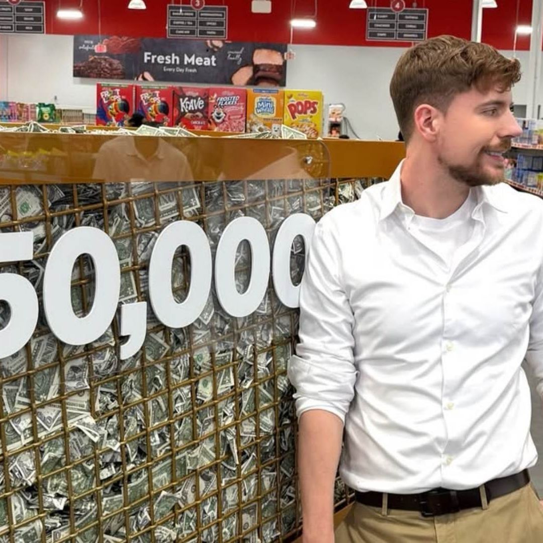 MrBeast va a regalar 1 millón de dólares a la última persona que salga del supermercado. Foto: Instagram @mrbeast