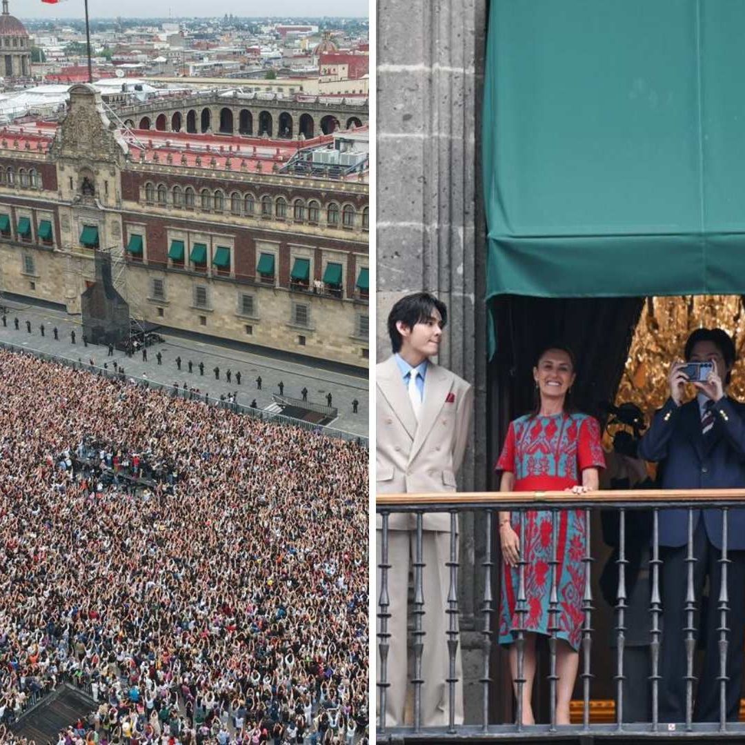 Así Reaccionó BTS al Ver a 50 Mil Armys que Esperaron Horas por un Saludo en el Zócalo de CDMX