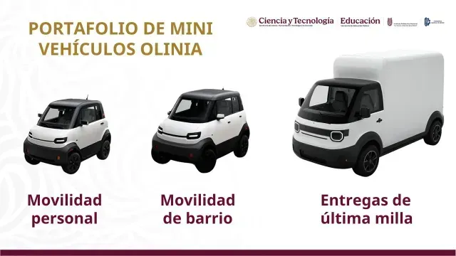 Olinia: tres modelos de autos eléctricos