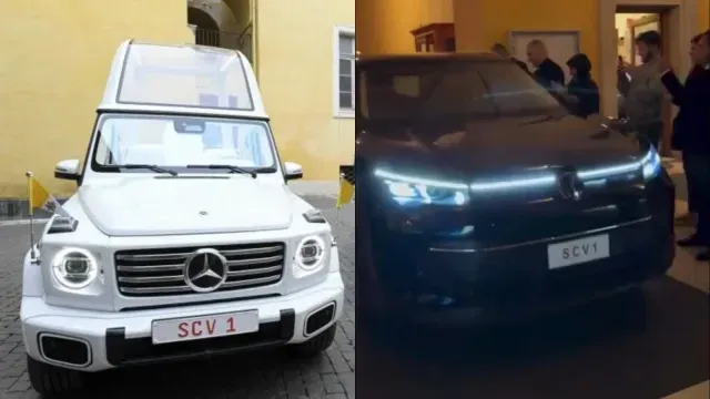 Autos oficiales del Vaticano se distinguen por Placas SCV1