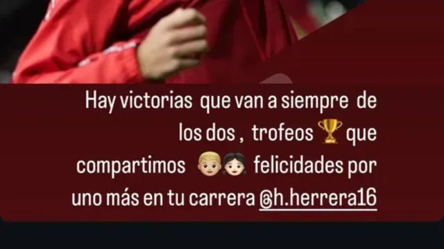 Mensaje de la exesposa de Héctor Herrera. Foto: Instagram shanmayo