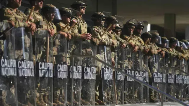 Guardia Nacional en Chicago. Foto: AP