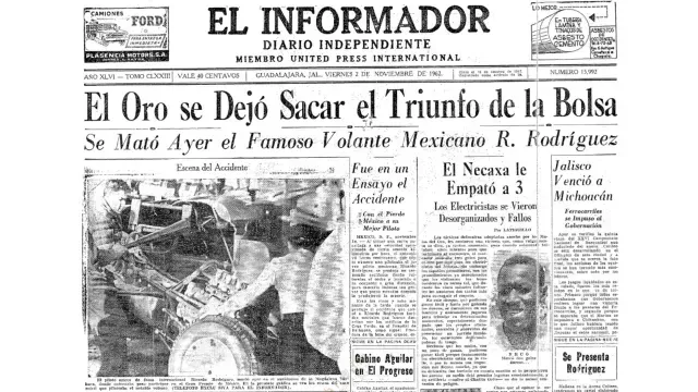 Anuncio de la muerte de Ricardo Rodríguez. Foto: HNDM | El Informador