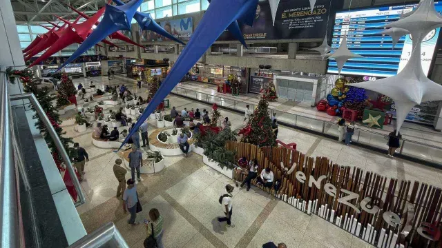 Aeropuerto Internacional Simón Bolívar, en Caracas, Venezuela