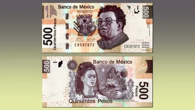 Billete 500 pesos Diego y Frida