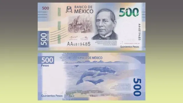 Billete 500 pesos Benito Juárez