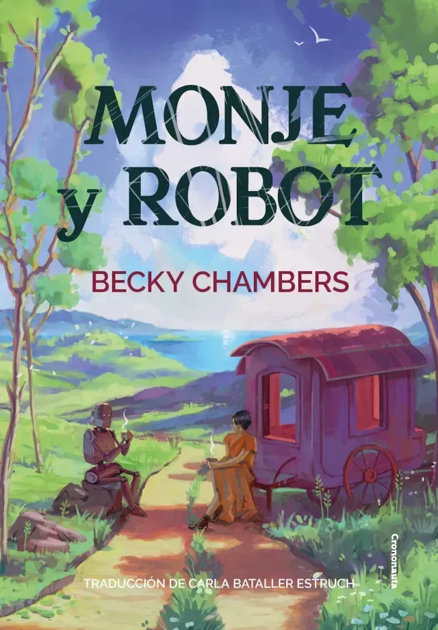 Portada de Monje y robot de Becky Chambers