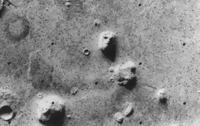 El rostro de Marte fotografiado por la NASA