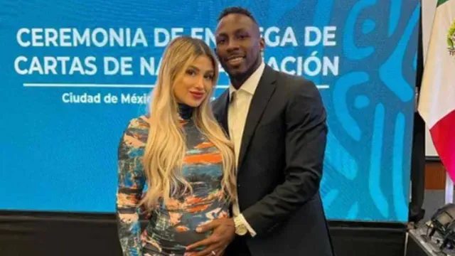 Julián Quiñones compartió imágenes junto a su esposa durante la ceremonia de naturalización. Foto: Instagram julianquinones33