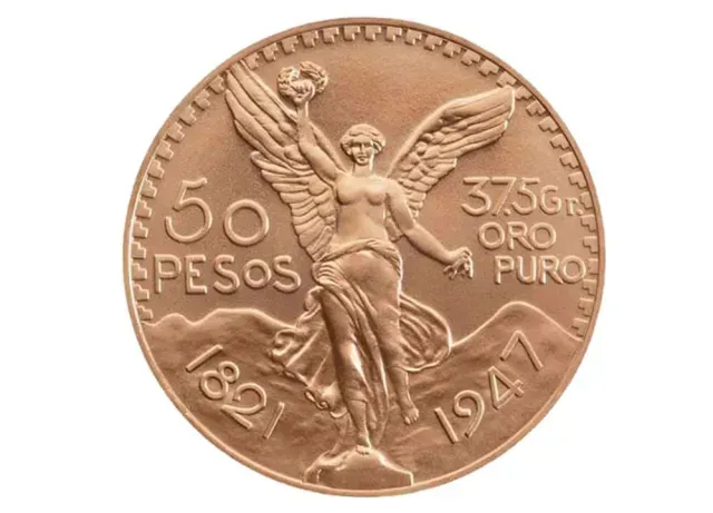 El reverso del Centenario de Oro