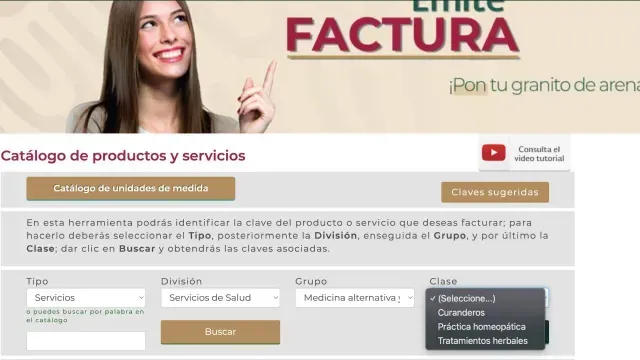 SAT incluye a curanderos