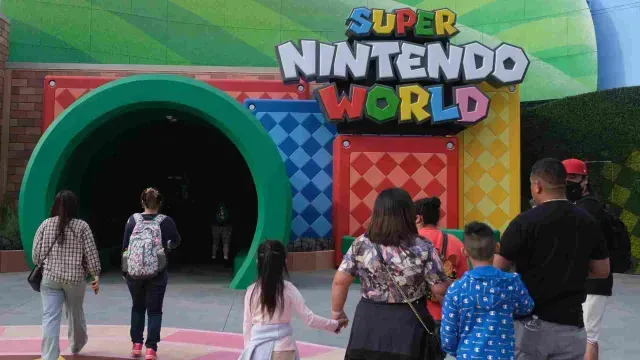 El parque temático Super Nintendo World formará parte de Universal Studios Hollywood. Foto: AFP