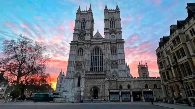 Atardecer en la Abadía de Westminster