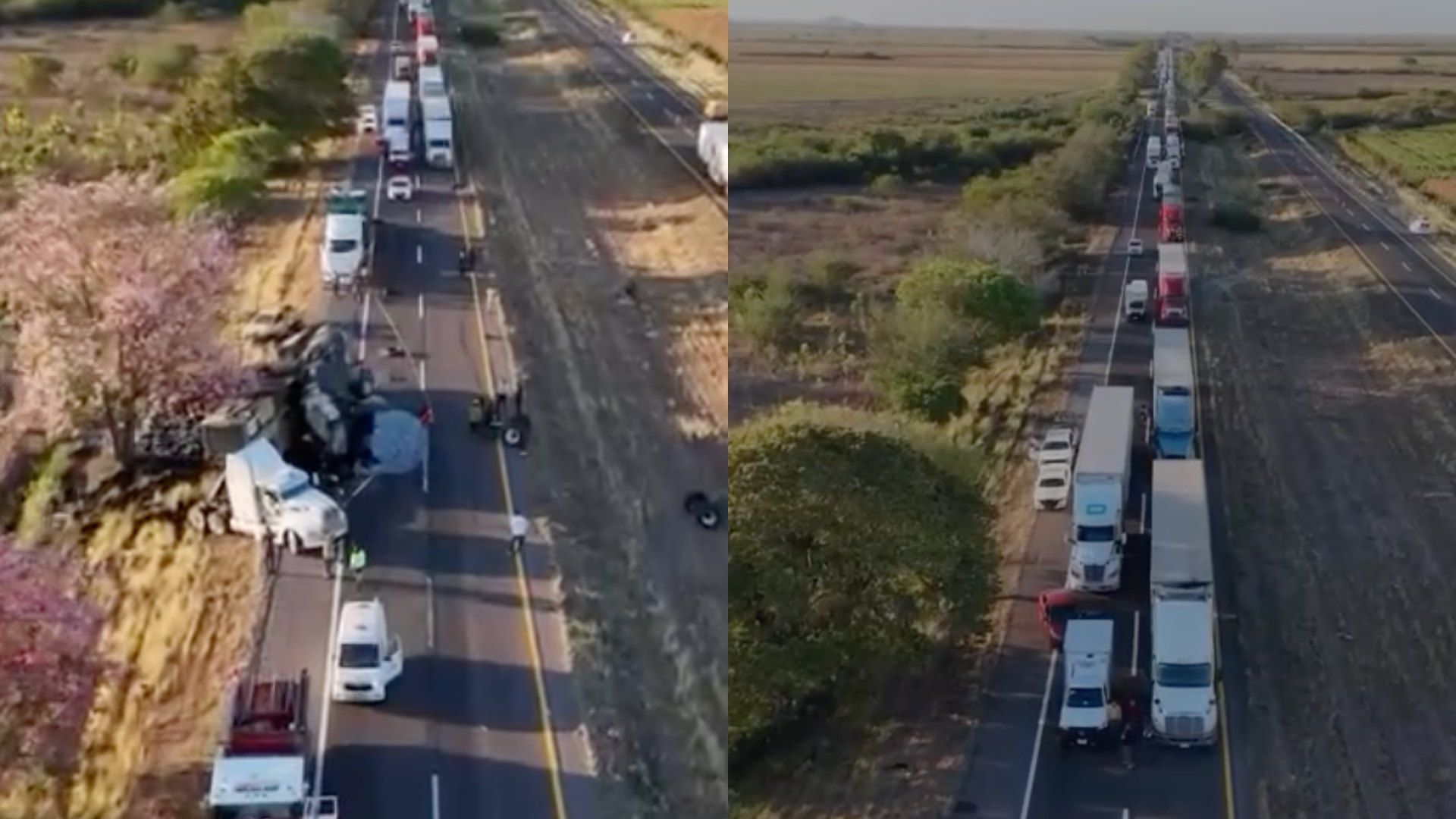 accidente en autopista Mazatlán-Culiacán