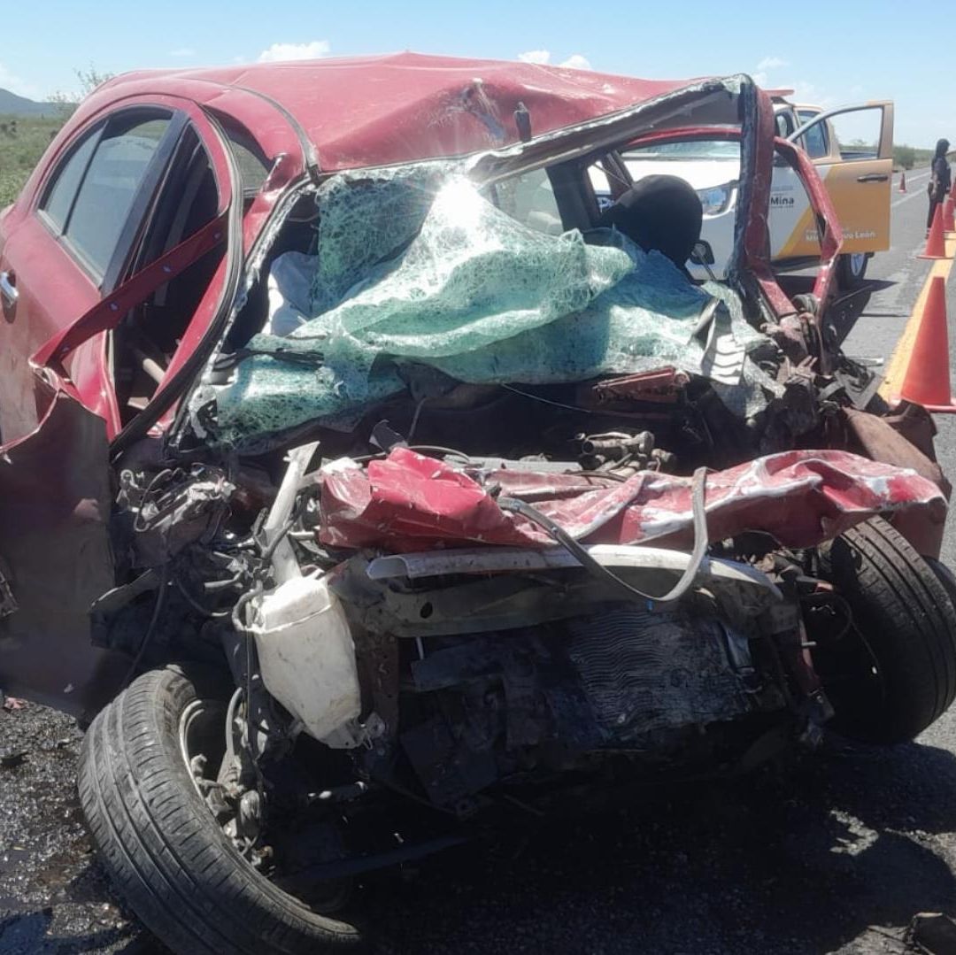 Choque en carretera a Monclova