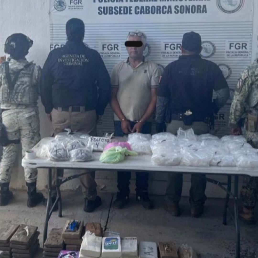 Aseguran Más de 100 Kilos de Drogas y Detienen a una Persona en Municipio de Átil, Sonora