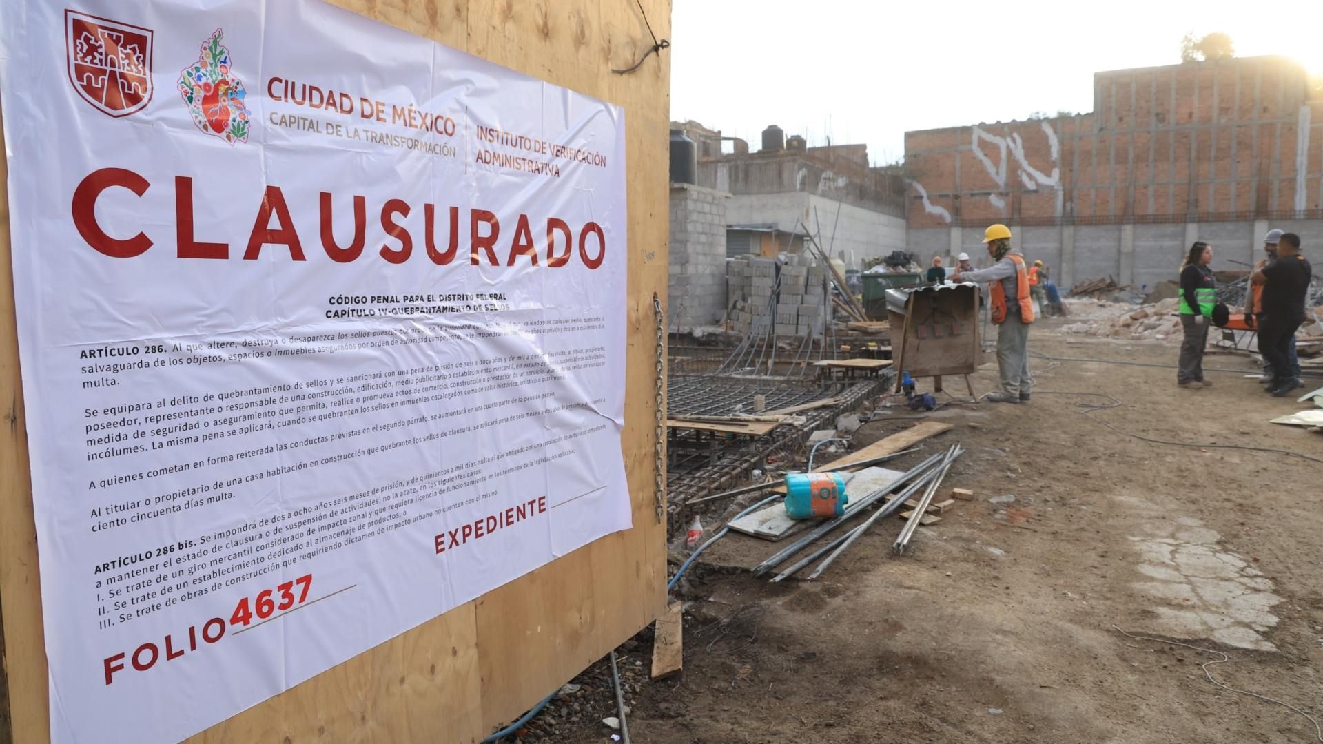 Clausuran Construcción Donde Cayó Barda en Centro Histórico de CDMX; Accidente Dejó 4 Heridos