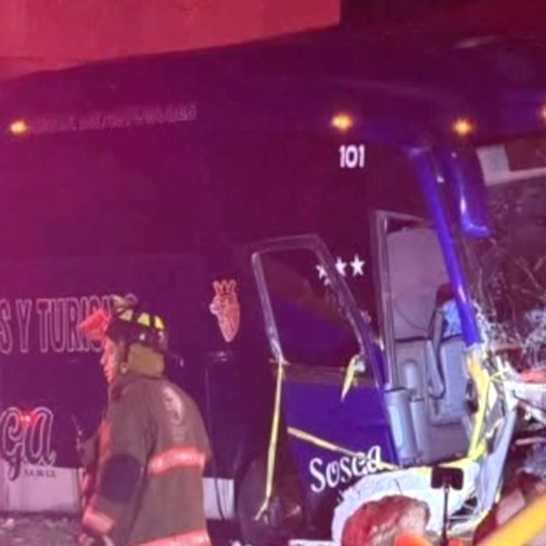 Autobús Turístico de CDMX Choca Contra Muro en Altamira