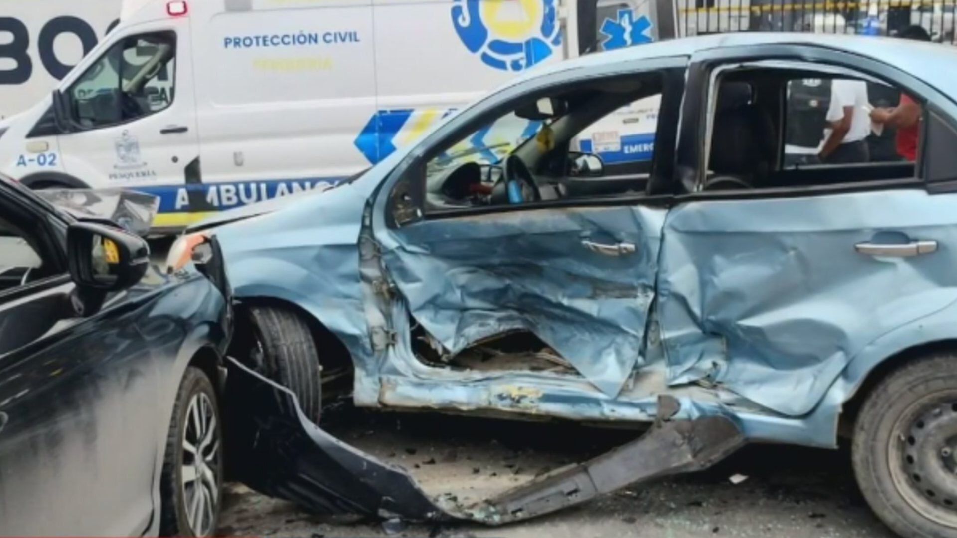 Choque de Autos Deja Un Herido en Carretera Miguel Alemán en Pesquería ...