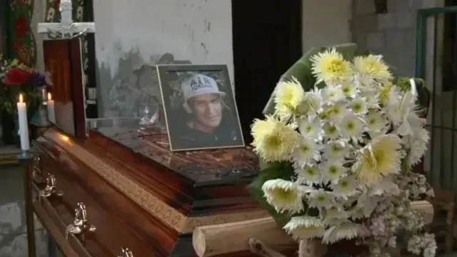 Funeral César Aristeo, motociclista que murió atropellado por Guardia Nacional