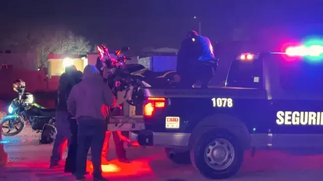El conductor no se percató del cierre de la vialidad