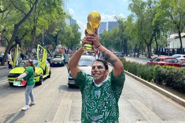 Catrinas Mundialistas en CDMX. Foto: N+