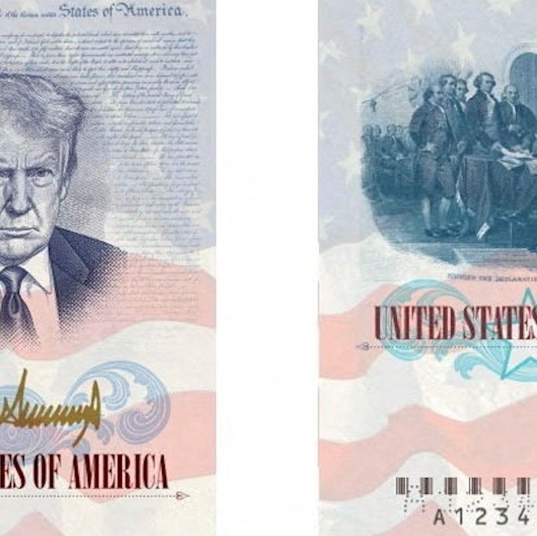 Donald Trump aparecerá en edición limitada del pasaporte estadounidense