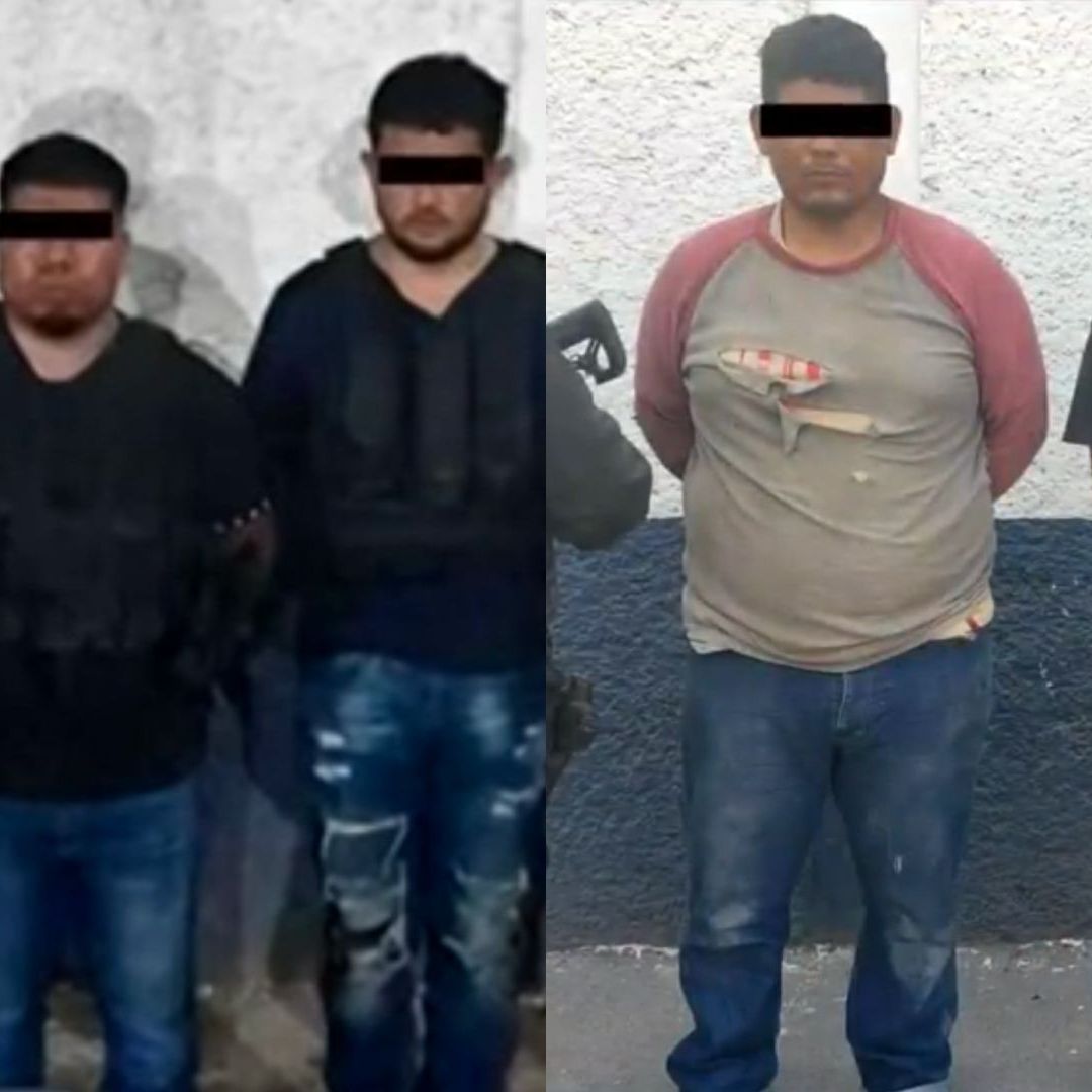 Hombres detenidos por autoridades