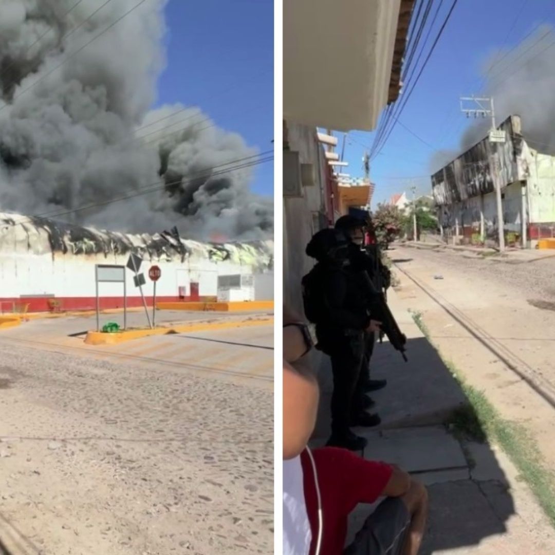 Reportan Incendios de Negocios en Tecuala, Nayarit, Tras Detención de "El Jardinero" del CJNG