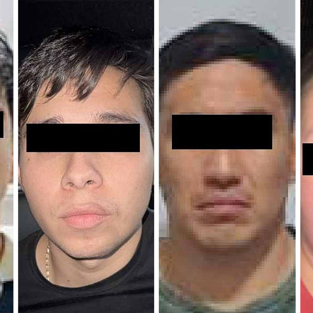 Detenidos por multihomicidio en Azcapotzalco, CDMX. Foto: SSC