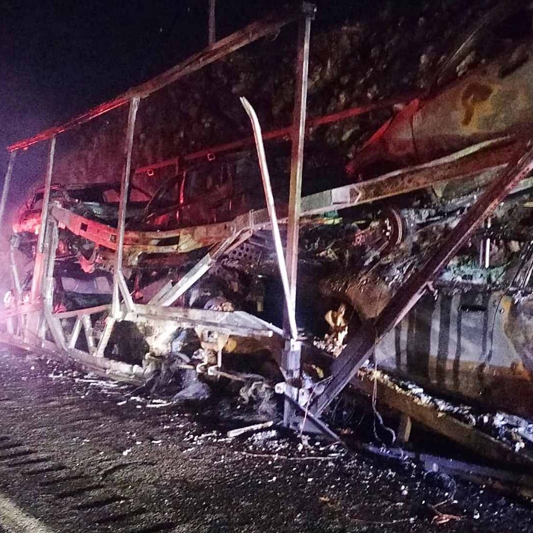 Accidente en la carretera Puebla Córdoba, en Veracruz, el 29 de abril de 2026. Foto: X @GN_Carreteras