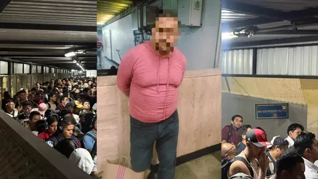 Presunto acosador. Foto: Metro CDMX