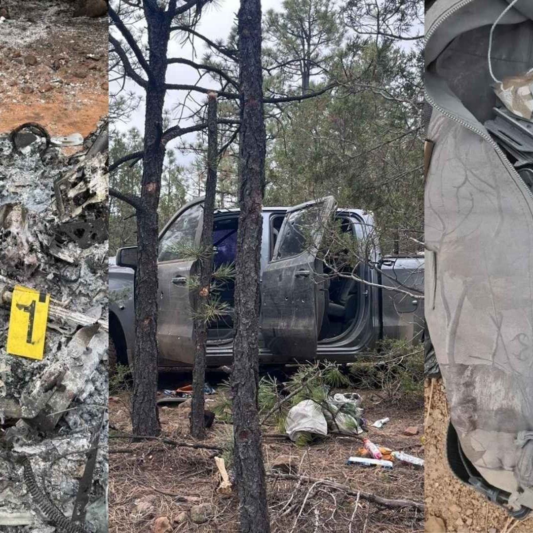 Aseguran Vehículos Robados, Fusil Tipo Barret y Explosivos en Madera, Chihuahua