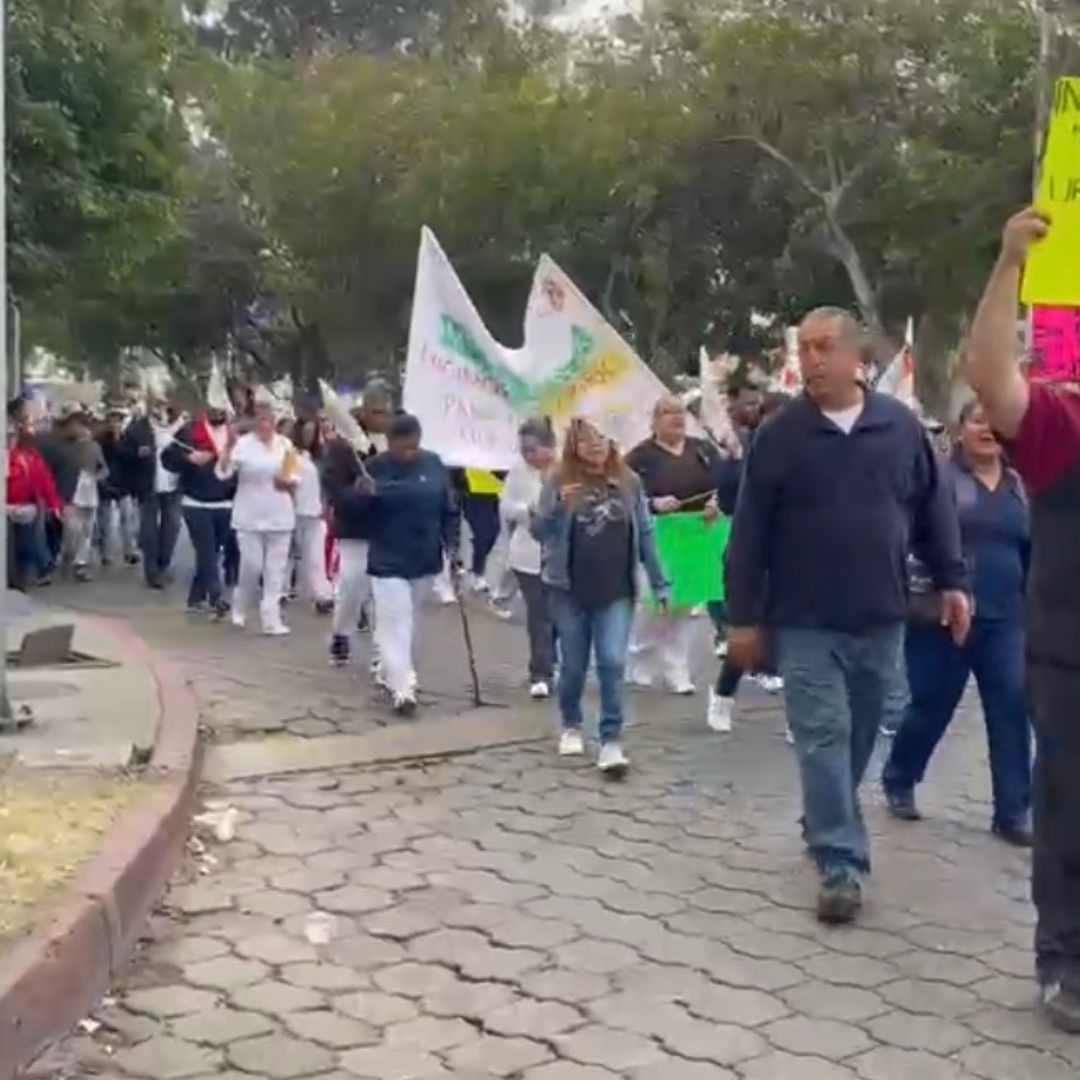 Trabajadores se Manifiestan en Tijuana en el Marco del Día del Trabajo