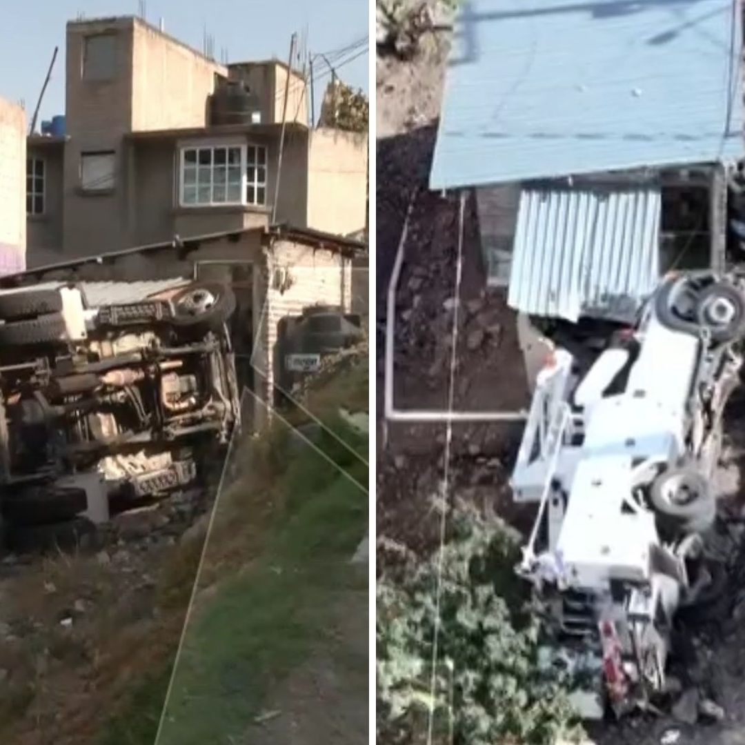 Video: Camión se Queda sin Frenos y "Aplasta" Casa en Ecatepec, Edomex; Así Quedó