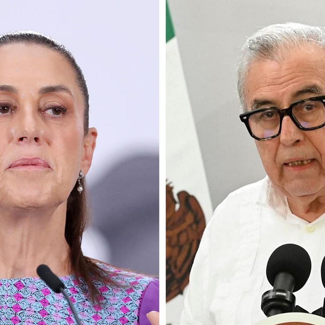 Presidenta Claudia Sheinbaum y gobernador Rubén Rocha. Fotos: EFE y Cuartoscuro