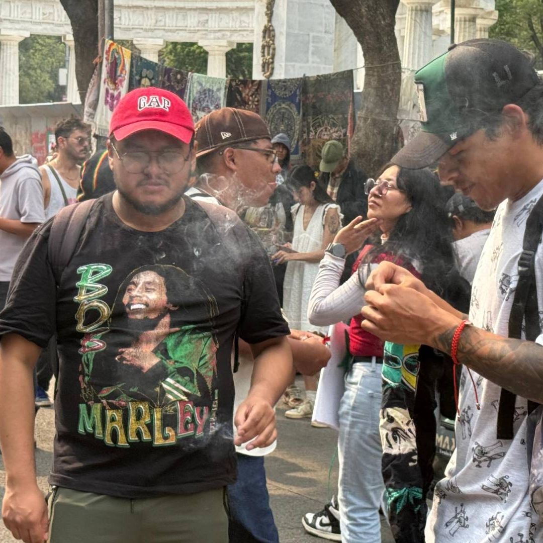 Se desarrolla en CDMX la marcha por el acceso libre a Cannabis.