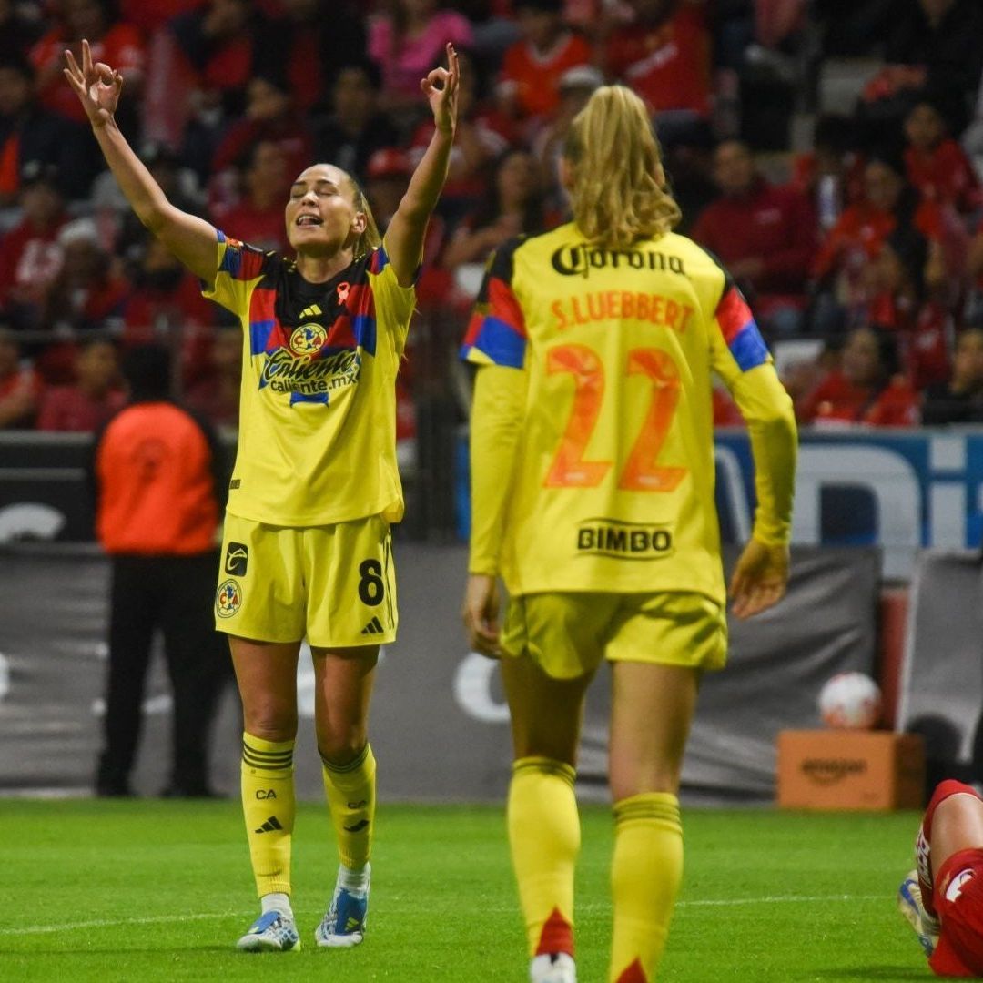 América Femenil Hace Vivir un 'Infierno' a Toluca con Goleada y Tiene Medio Pie en la Final