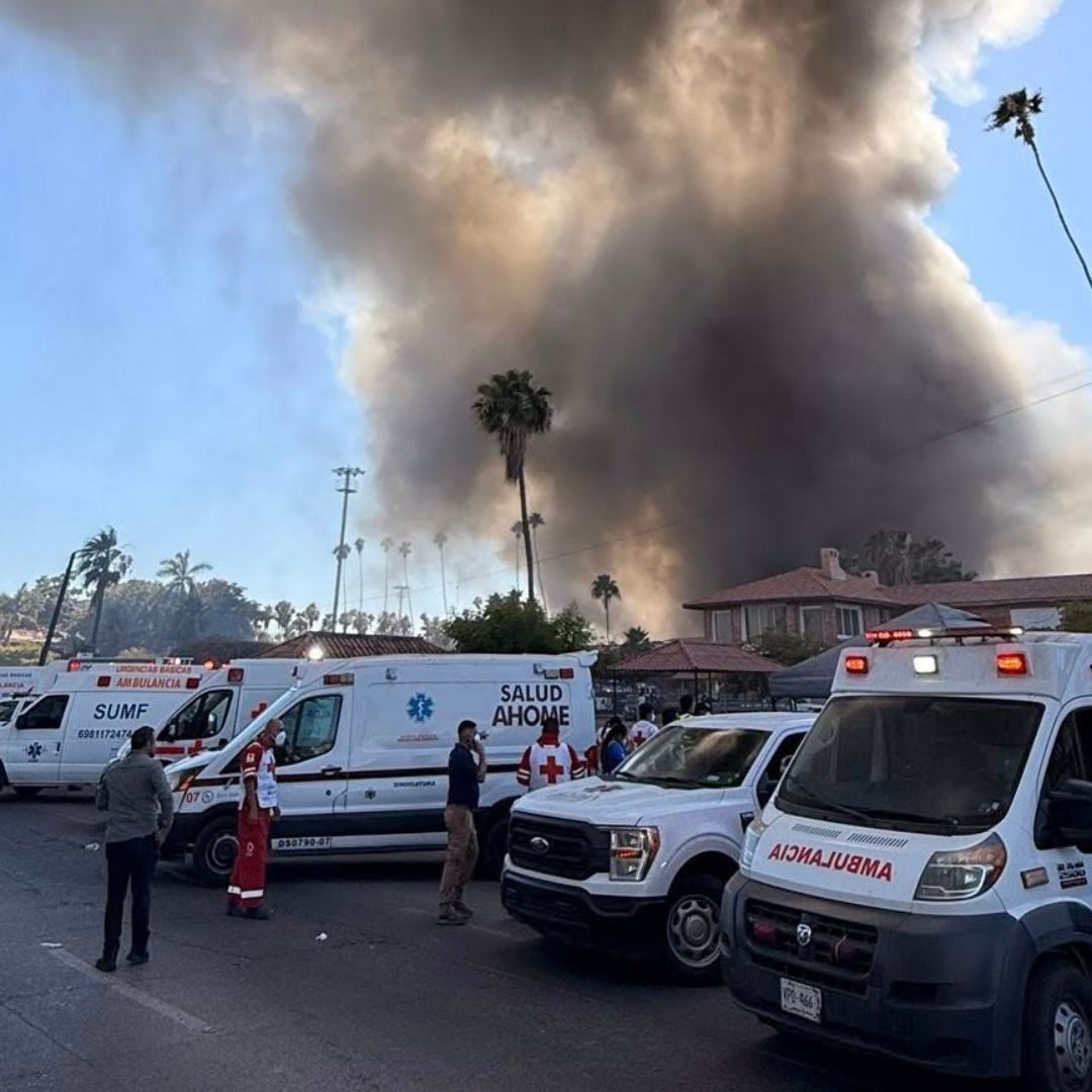 Esta Es la Lista de Hospitalizados en Incendio en Plaza Fiesta las Palmas en Los Mochis